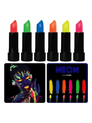 GlowPaint 6’lı Neon Boya – UV Işıkta Parlayan Makyaj Seti