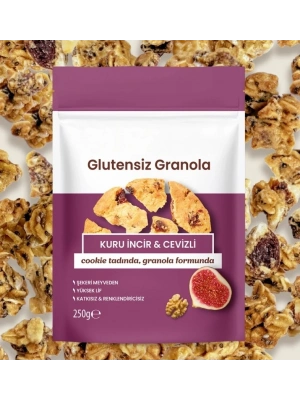 Glutensiz Granola Kuru İncir ve Cevizli 250 Gr