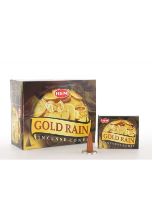 Gold Rain Aromalı Konik Tütsü
