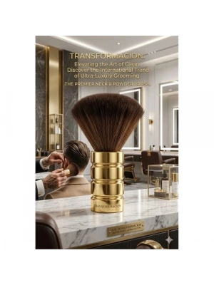 Gold Seri Samur Kılı Berber Boyun Fırçası - 15.5 cm 720884
