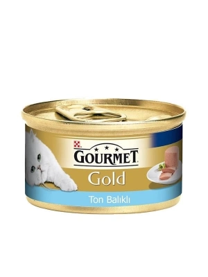 Gourmet Gold Kıyılmış Ton Balıklı Yetişkin Konserve Kedi Maması 1 Adet 85 Gr