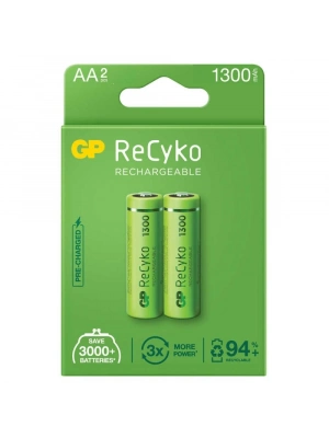Gp Recyko 1300mah Aa Şarj Edilebilir Kalem Pil 2li Paket