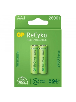 Gp Recyko 2600mah Aa Şarj Edilebilir Kalem Pil 2li Paket