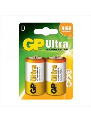 Gp Ultra Alkalin D Büyük Boy Pil 2li
