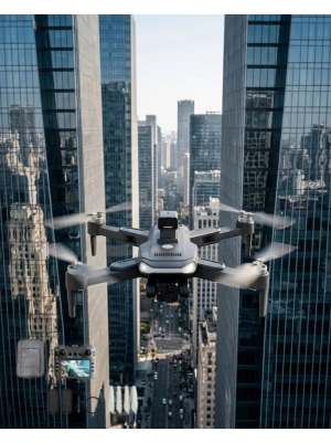GPS ve Engel Sensörlü Katlanabilir Drone Uzun Uçuş Süresi ve Stabil Görüntüleme Teknolojisi