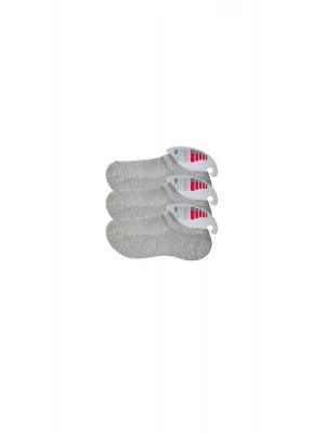 Gri Kadın Görünmez Çorap 3 çift