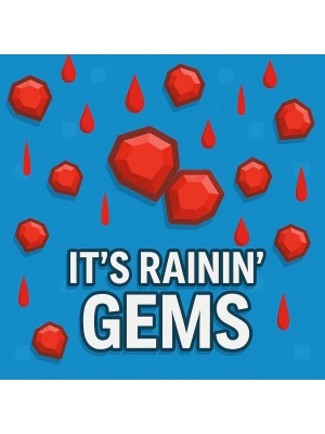 Growtopia Its Rainin Gems ( 477.750 Gems )