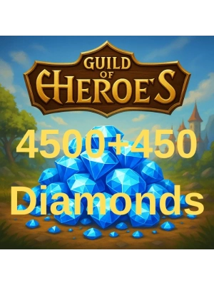 Guild Of Heroes 4500 + 450 Elmas