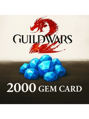 Guild Wars 2 2000 Gem Card