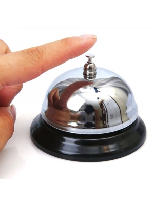 Gümüş Renk Metal Resepsiyon Zili