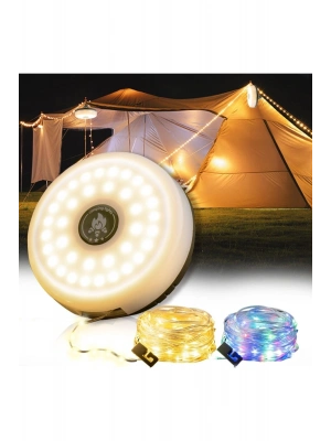 ® Güneş Enerjili Makara LED Kamp ası