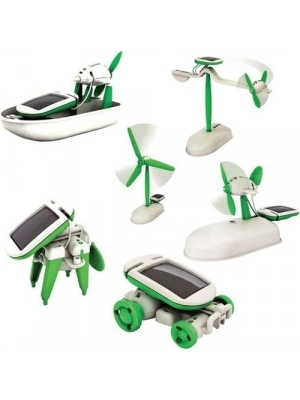 Güneş Enerjili Robot Oluşturma Seti Solar Kit (6 in 1)
