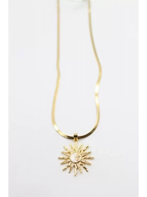 Güneş Kolye - Altın