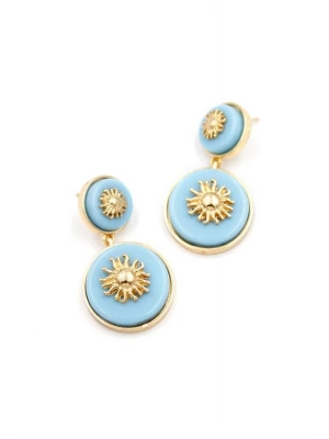 Güneş Küpe - Mavi