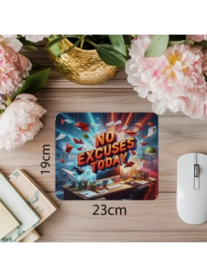 Günün En Net Mesajı Mousepad – 3D Parlak Tasarım - 19x23 cm 2 mm Dikdörtgen İthal Baskılı Mouse Pad