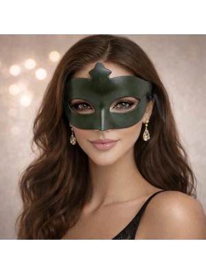 Haki Yeşil Gizemli Masquerade Maskesi