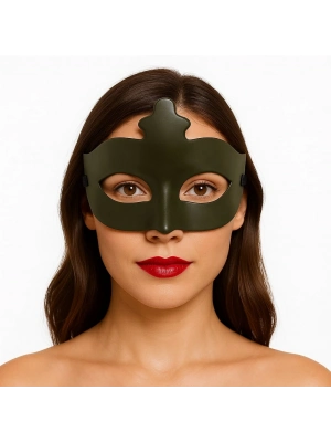 Haki Yeşil Renk Masquerade Kostüm Partisi Venedik Balo Maskesi