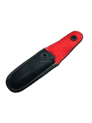 Hakiki Deri Çakı Kılıfı No:2 - 12 Cm, Kemerlikli