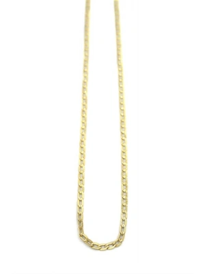 Halka Zincir Kolye - 14K Altın