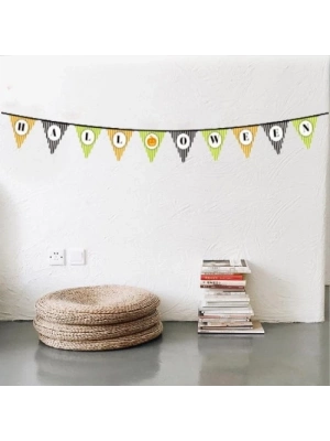 Halloween Kabak Banner Süsü