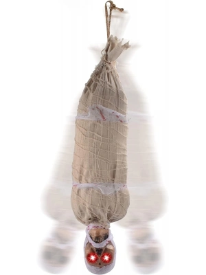 Halloween Sensörlü Işıklı Hareketli Mumya 25x75 cm