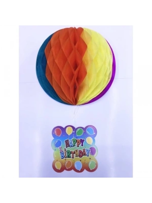 Happy Birthday Kağıt Süsü 55 cm
