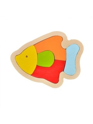 Happy Junior Montessori Eğitici Oyuncak Bul-Tak Balık