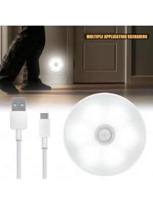 Hareket Sensörlü Usb Şarjlı Led Işık Lamba