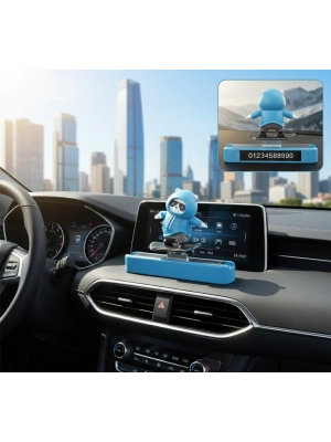 Hareketli Kaykay Figürlü Araç Numaratörü