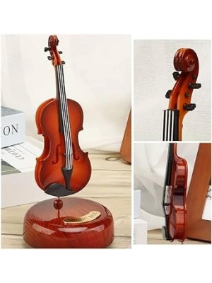 Hareketli Violin Müzik Kutusu