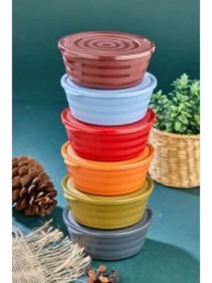 Harmony Kapaklı Yonca Kase 6lı Royaleks-HT-003