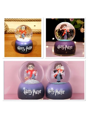 Harry Potter Üflemeli Işıklı Müzikli Kar Küresi Orta Boy Alk3119
