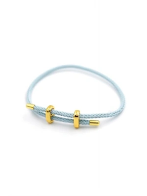 Hasır Bileklik - Açık Mavi