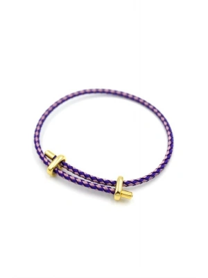 Hasır Bileklik - Mor