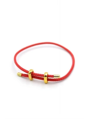 Hasır Bileklik - Nar Çiçeği