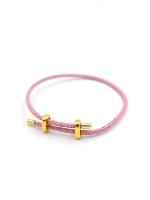 Hasır Bileklik - Pembe