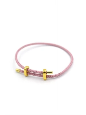 Hasır Bileklik - Pembe