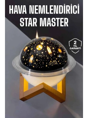 Hava Nemlendirici Projeksiyon Görünümlü USB Bağlantılı Aromaterapi