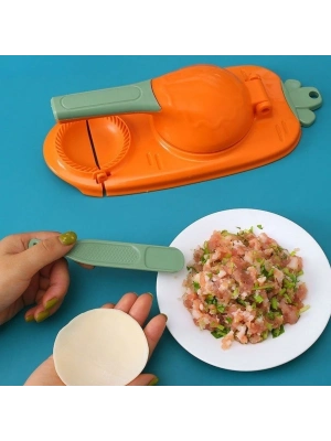 ®  Havuç Tasarımlı Şık  Pratik  Börek Mantı Hamuru Presleme  Börek Yapma Kalıbı