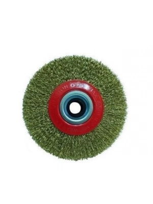 ® Hawk 10101 Daire Fırça Sarı Telli 100X20 mm