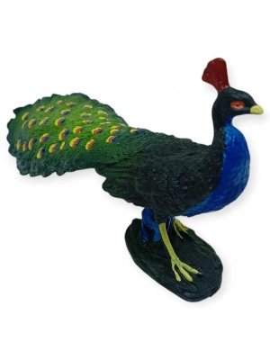 Hayvan Figürleri - Kuşlar -18 cm Tavus Kuşu