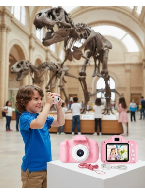 ® HD Video Kayıt Özellikli Mini Dijital Kamera Fotoğraf Çekimli USB Şarjlı