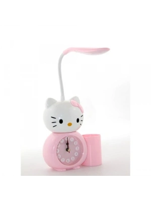 Hello Kitty Masa Lambası Saat Ve Kalemlik