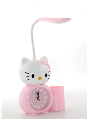 Hello Kitty Masa Lambası Saat Ve Kalemlik Alk2584