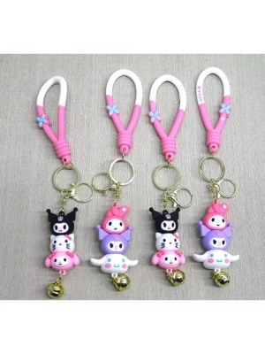 Hello Kitty Ve Arkadaşları Silikon Anahtarlık