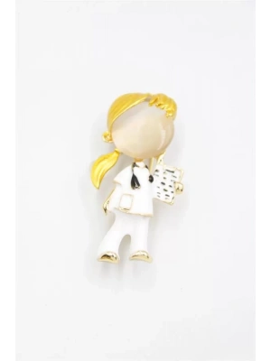 Hemşire Doktor Broş - Sarı