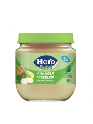 Hero Baby Anadolu Sebzeleri Kavanoz Mama 120 Gr