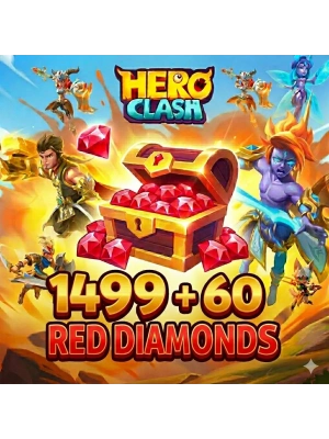 Hero Clash 1499 + 60 Kırmızı Elmas