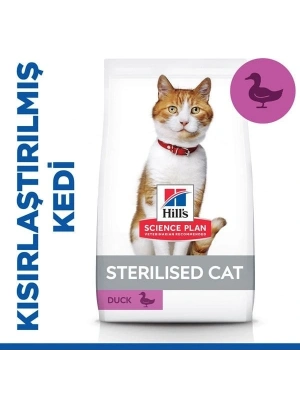 Hills Young Sterilised Ördekli Kısırlaştırılmış Kedi Maması 3 Kg