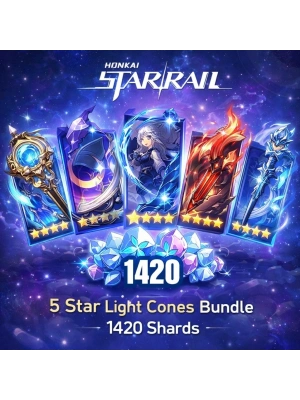 Honkai: Star Rail 5 Star Light Cones Bundle - 1420 Shards